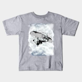 You can fly. Paragliding in the clouds Kids T-Shirt